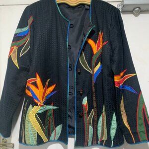 VINTAGE ENRICE PATCHWORK FLORAL JACKETS SIZE M